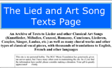 textes mélodies